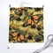 Butterfly Botanical Echinacea Floral Flowers Custom Printed Fabric by Spoonflower Various Fabrics by the Yard or Fat Quarter